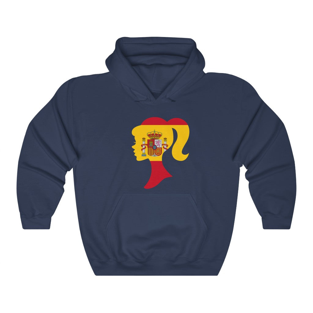 Spain Girl Flag Hoodie Sweatshirt - Unisex