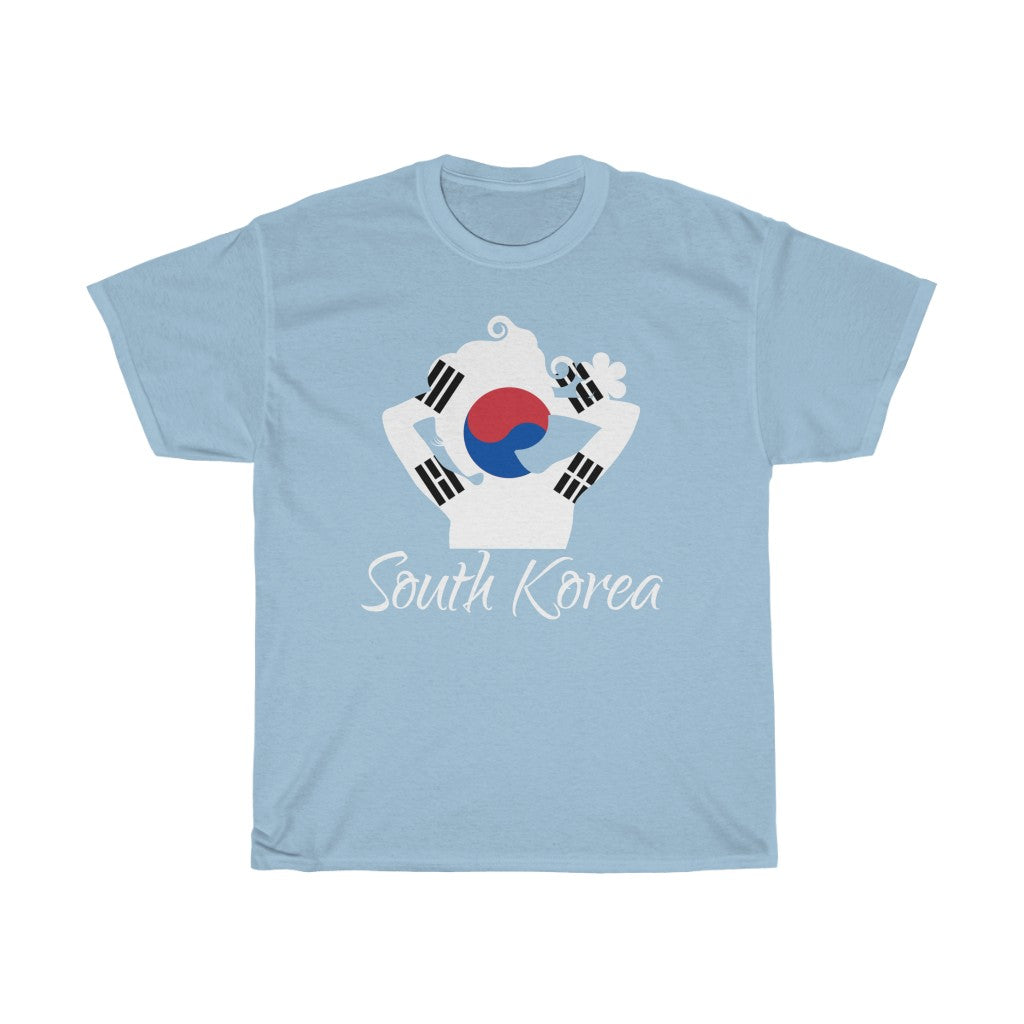 South Korea Lady Flag Standard Tee 2 - Unisex