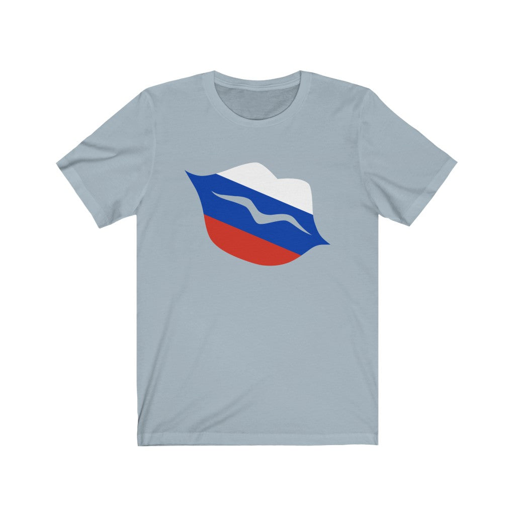 Russia Lips Flag Premium Tee - Unisex