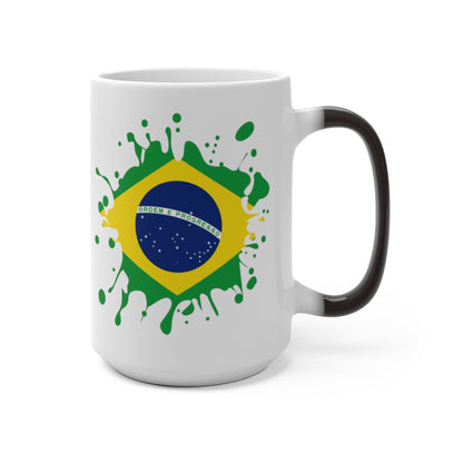 Brazil Splat Color Changing Mug
