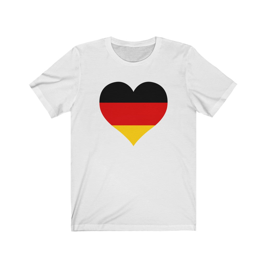 Germany Heart Flag Premium Tee - Unisex
