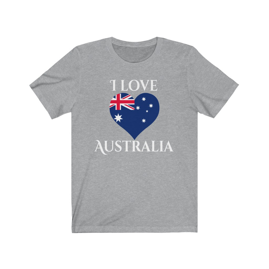 Australia Heart Flag Premium Tee 2 - Unisex