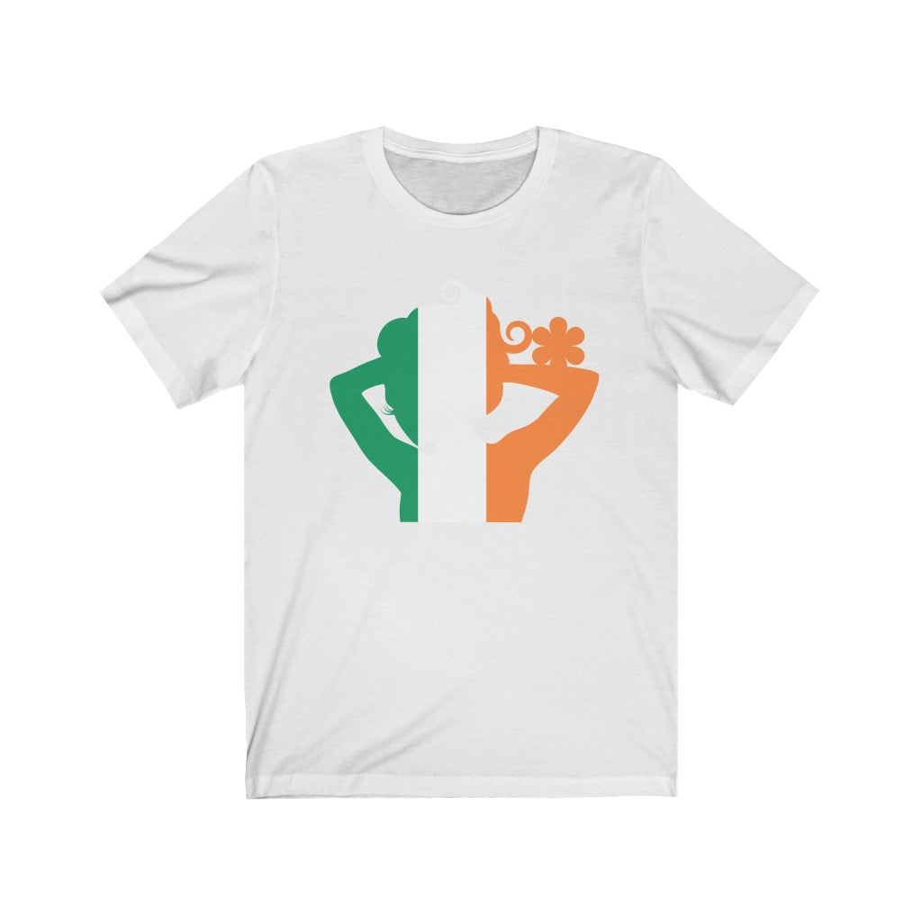 Ireland Lady Flag Premium Tee - Unisex