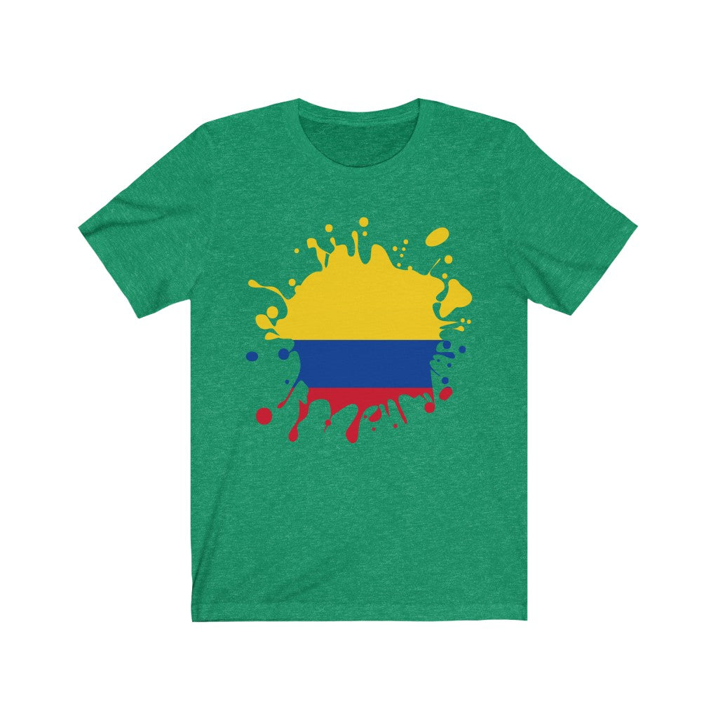 Colombia Splat Flag Premium Tee - Unisex