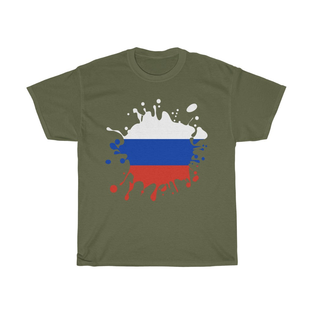 Russia Splat Flag Standard Tee - Unisex