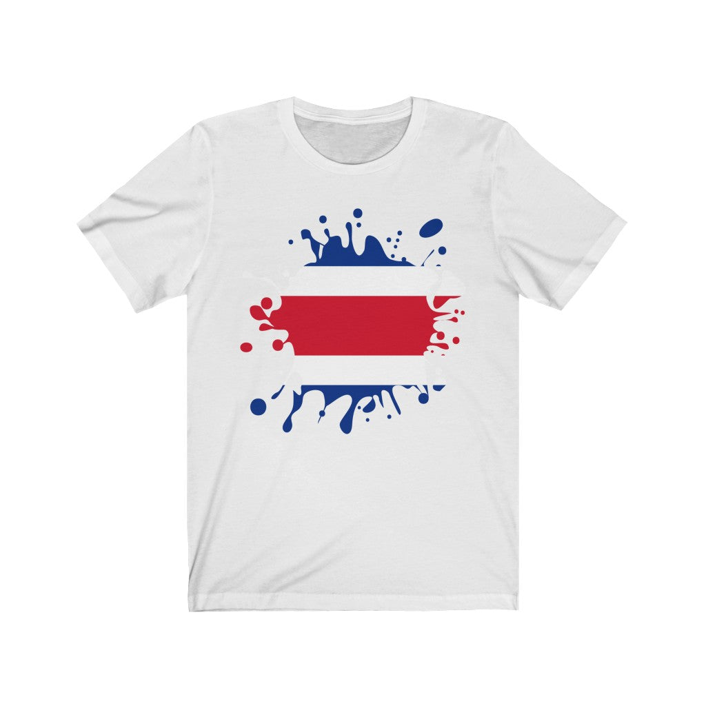 Costa Rica Splat Flag Premium Tee - Unisex