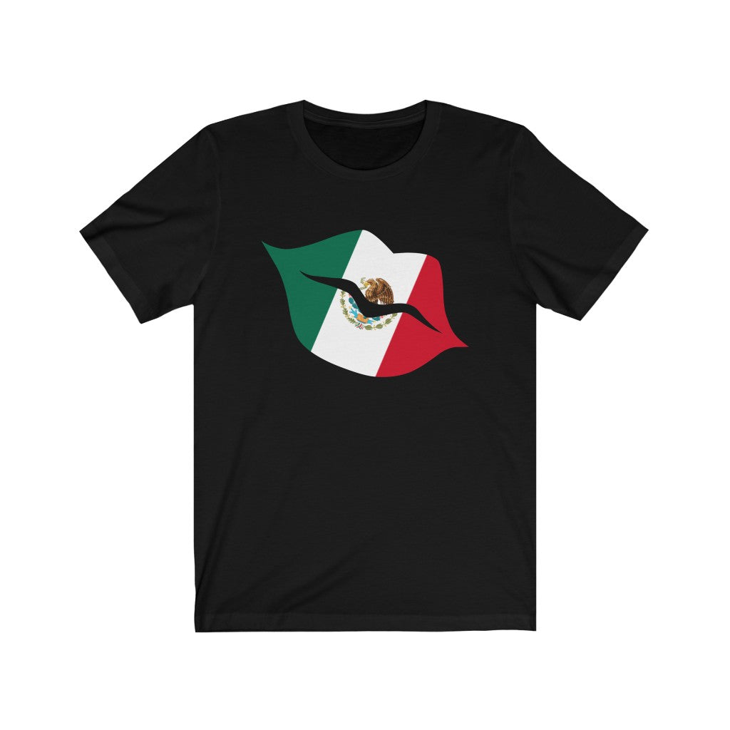 Mexico Lips Flag Premium Tee - Unisex