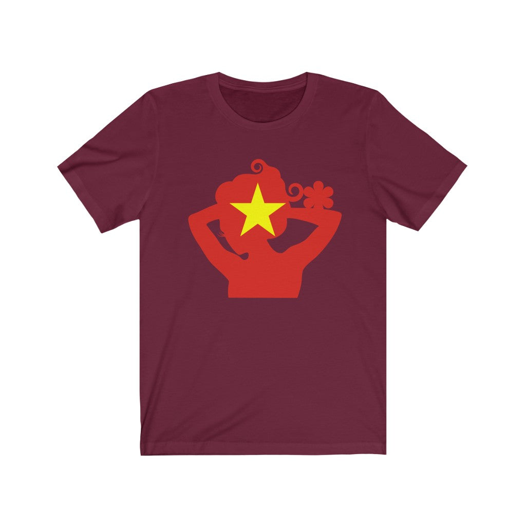 Vietnam Lady Flag Premium Tee - Unisex