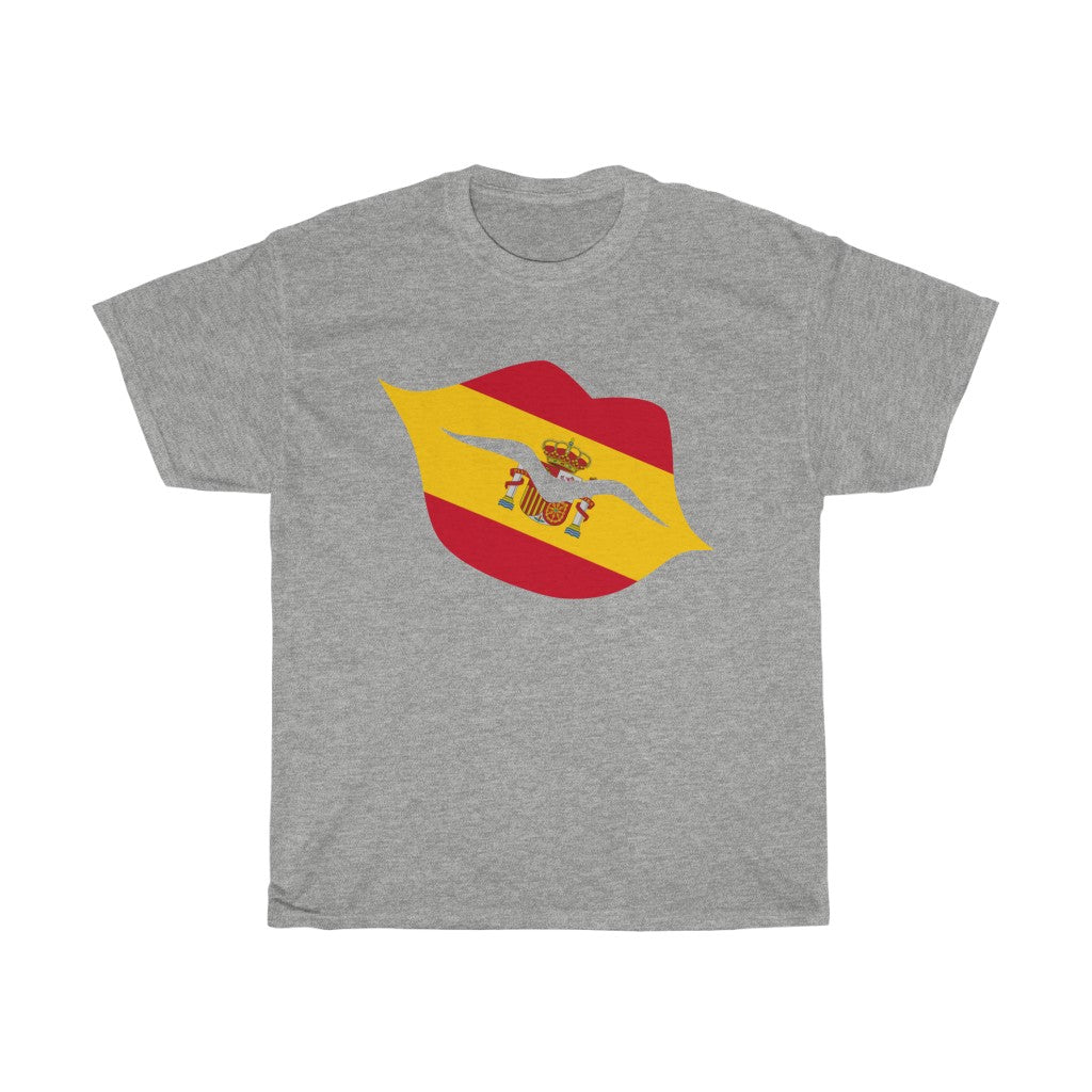 Spain Lips Flag Standard Tee - Unisex