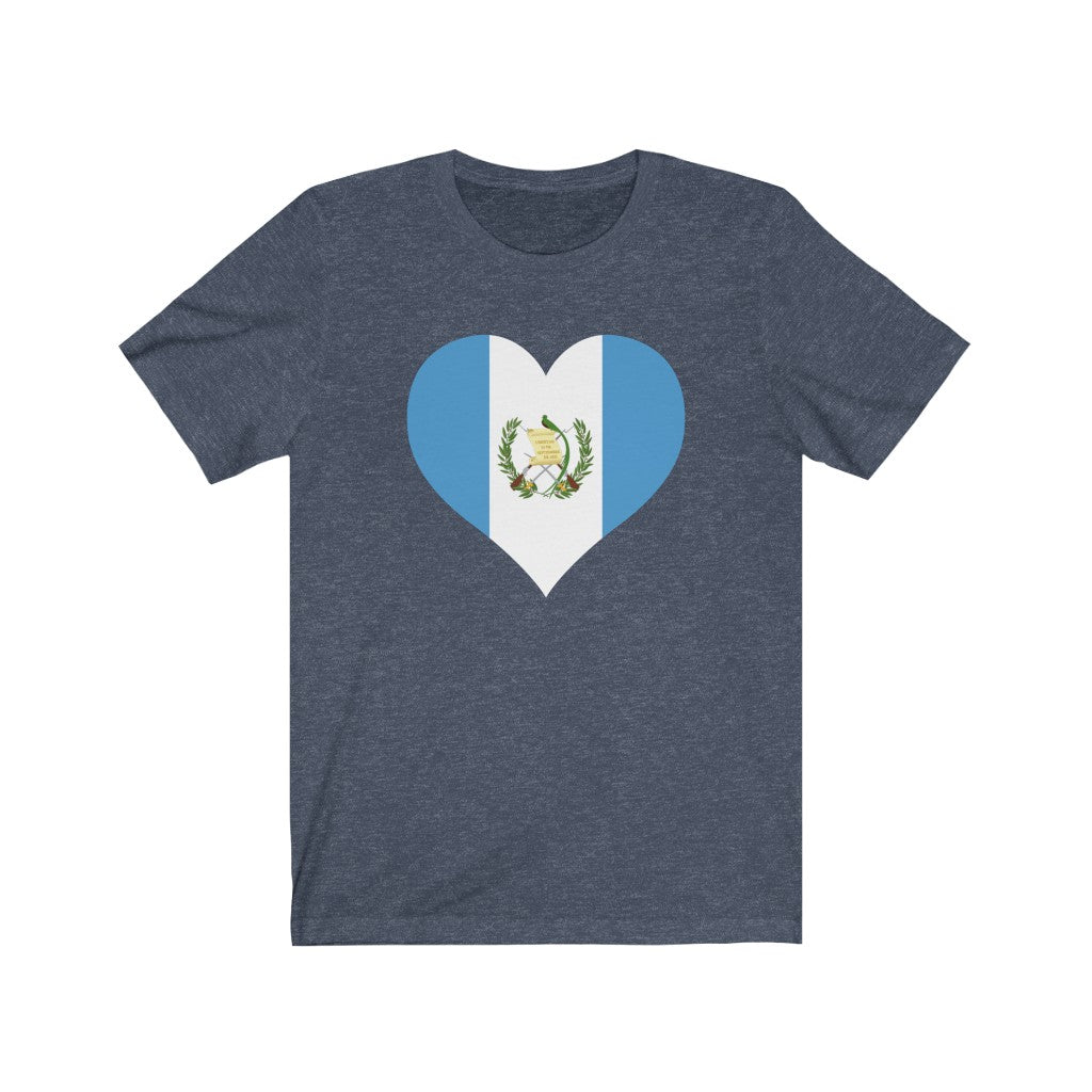 Guatemala  Heart Flag Premium Tee - Unisex