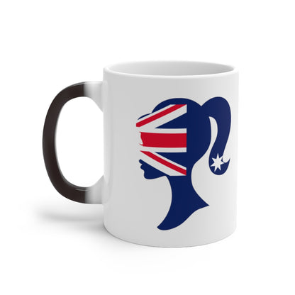 Australia Girl Color Changing Mug