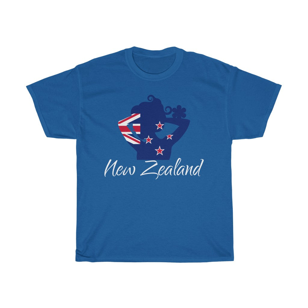 New Zealand Lady Flag Standard Tee 2 - Unisex