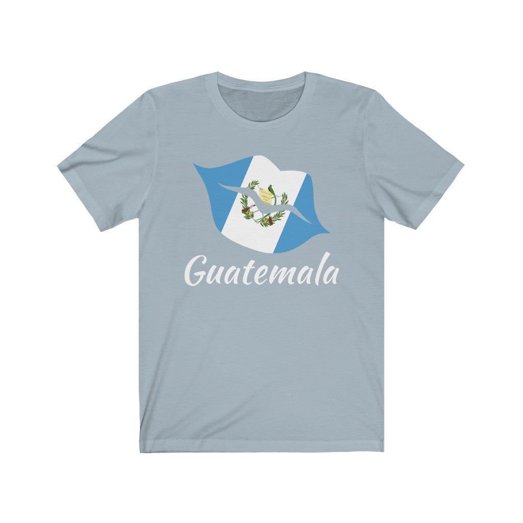 Guatemala Lips Flag Premium Tee 2 - Unisex