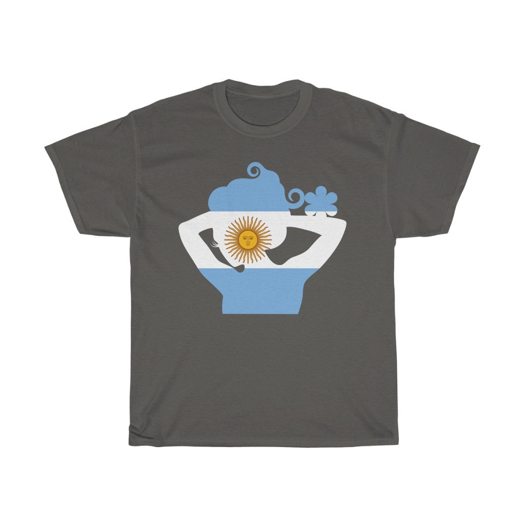 Argentina Lady Flag Standard Tee - Unisex