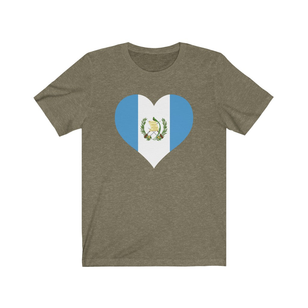 Guatemala  Heart Flag Premium Tee - Unisex
