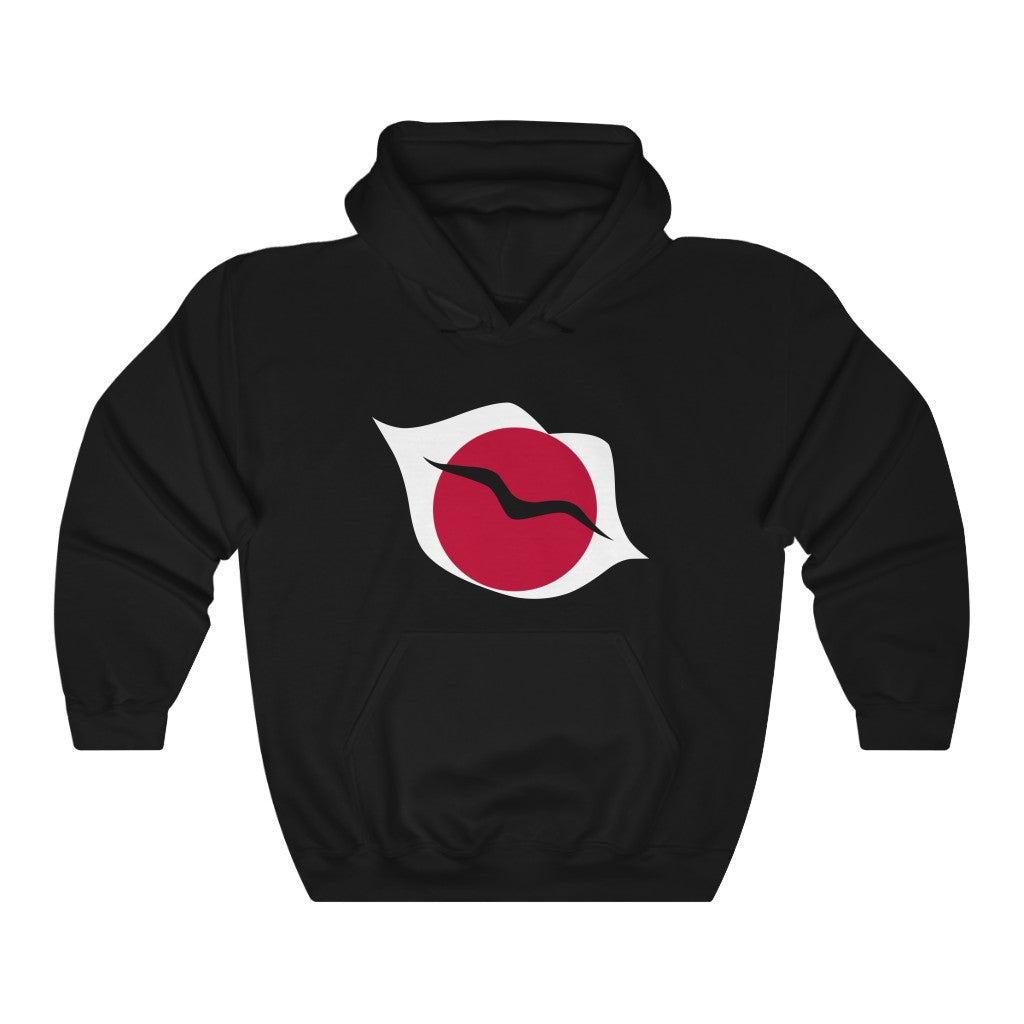 Japan Lips Flag Hoodie Sweatshirt - Unisex