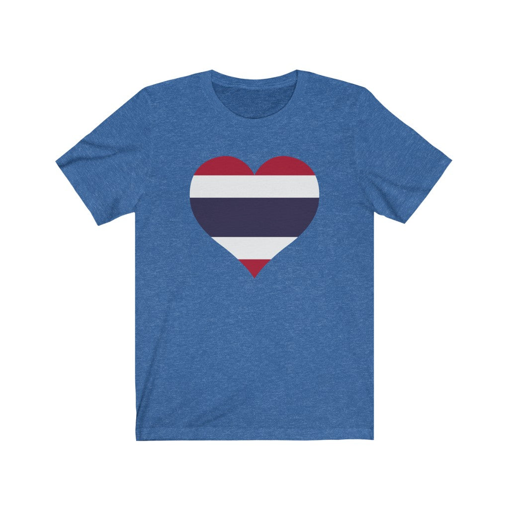 Thailand Heart Flag Premium Tee - Unisex