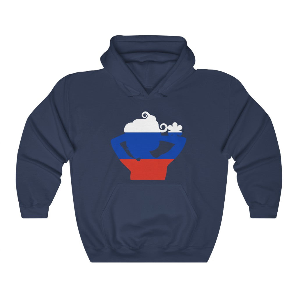 Russia Lady Flag Hoodie Sweatshirt - Unisex
