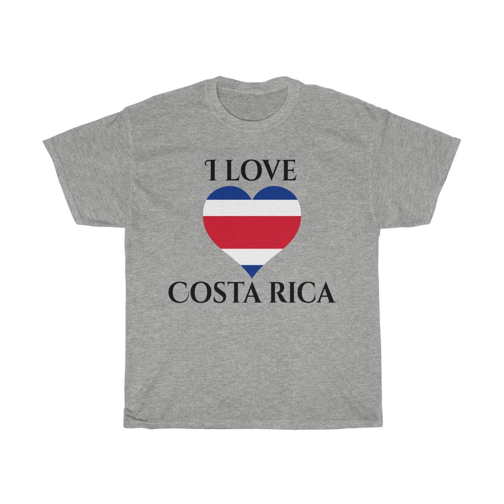 Costa Rica Heart Flag Standard Tee 1 - Unisex