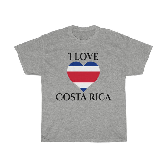 Costa Rica Heart Flag Standard Tee 1 - Unisex