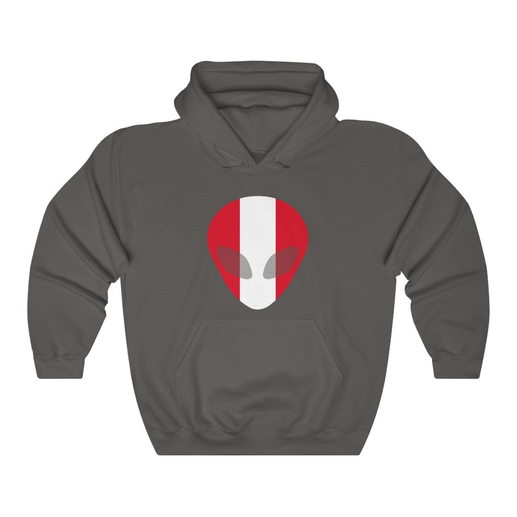 Peru Alien Flag Hoodie Sweatshirt - Unisex