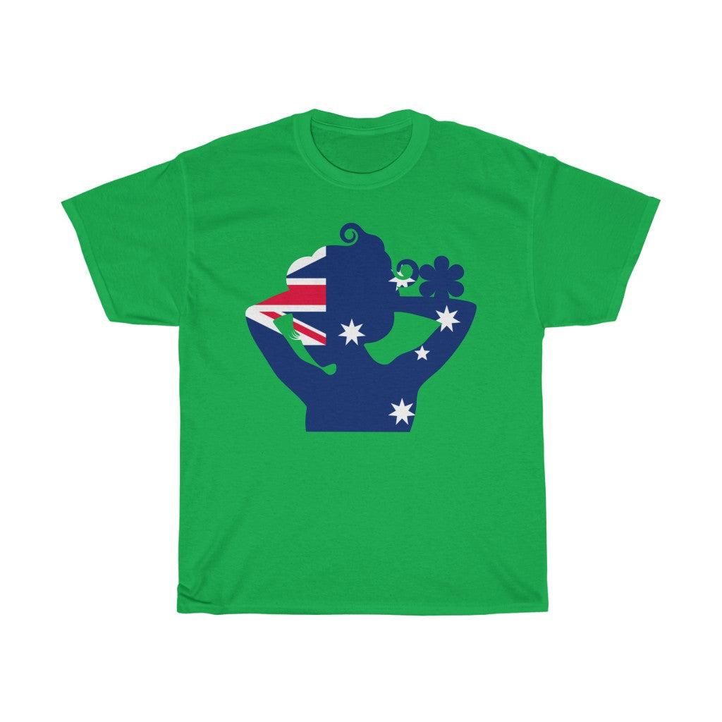 Australia Lady Flag Standard Tee - Unisex