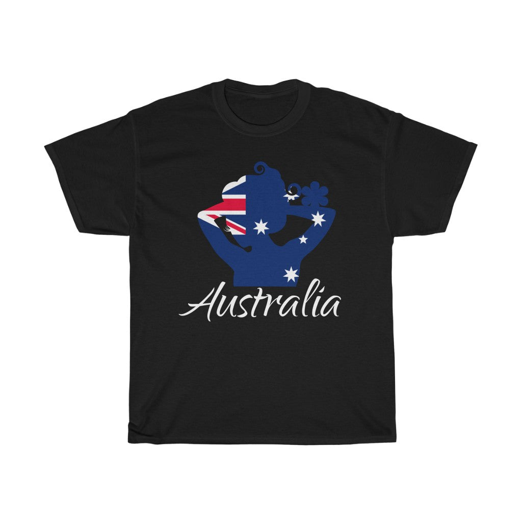 Australia Lady Flag Standard Tee 2 - Unisex