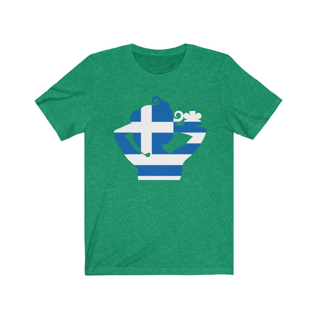 Greece Lady Flag Premium Tee - Unisex