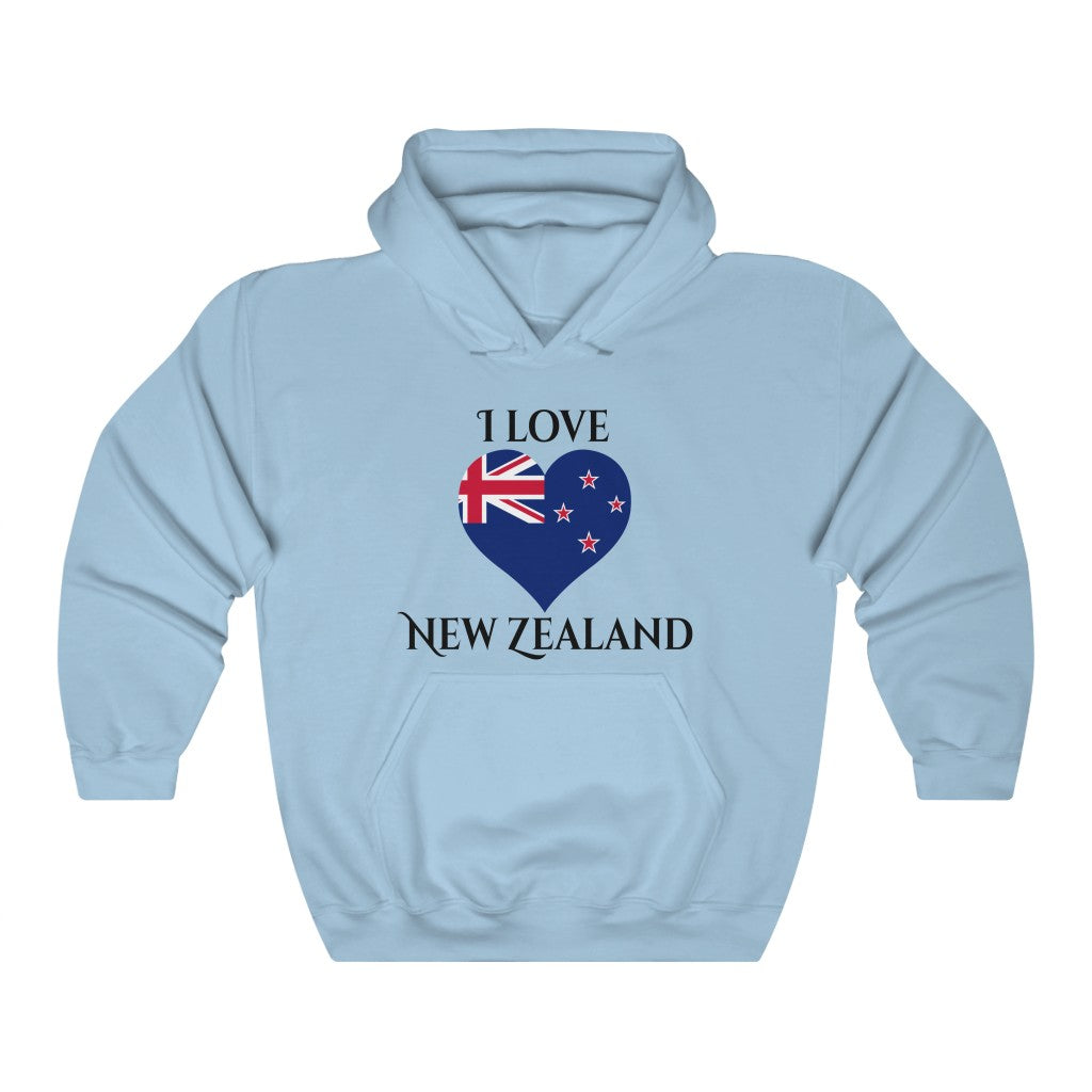 New Zealand Heart Flag Hoodie Sweatshirt 1 - Unisex