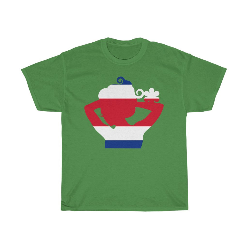 Costa Rica Lady Flag Standard Tee - Unisex