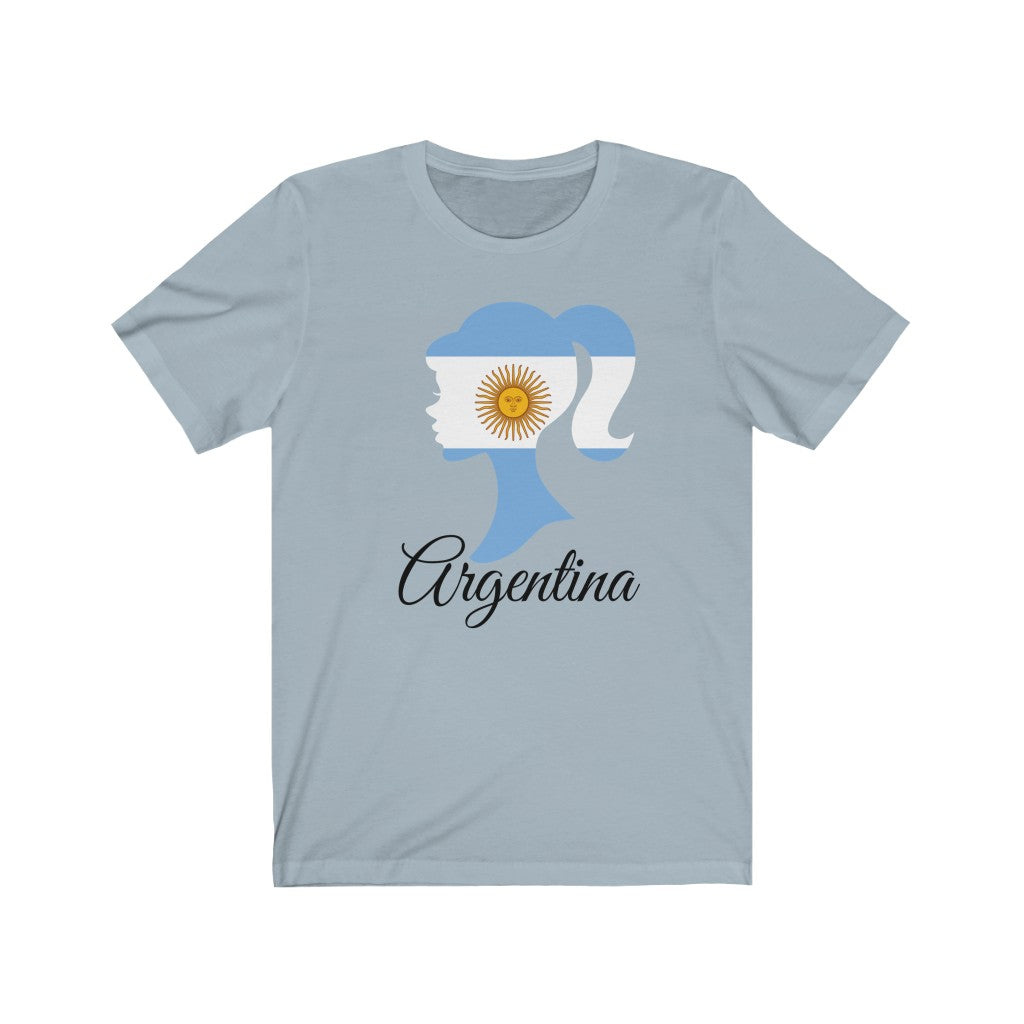 Argentina Girl Flag Premium Tee 1 - Unisex