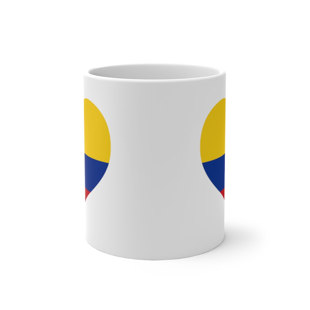 Colombia Heart Color Changing Mug