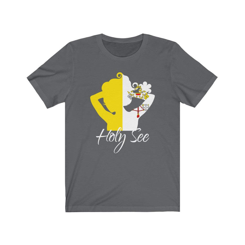 Holy See Lady Flag Premium Tee 2 - Unisex