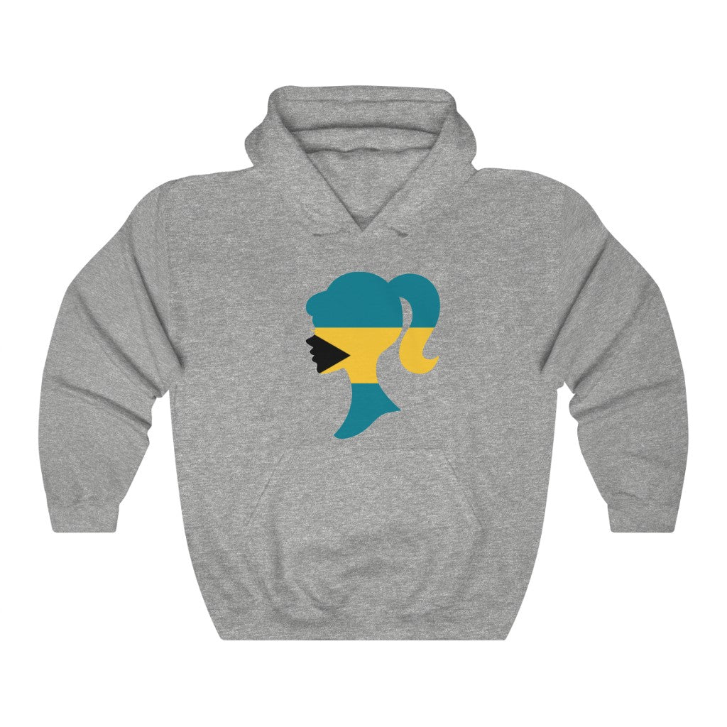 Bahamas Girl Flag Hoodie Sweatshirt - Unisex