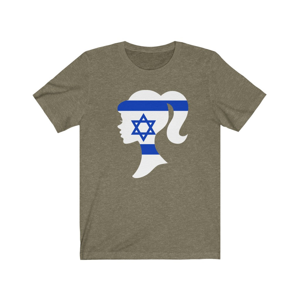 Israel Girl Flag Premium Tee - Unisex