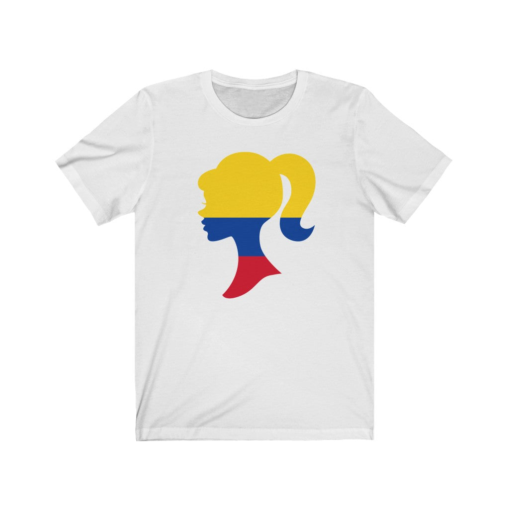 Colombia Girl Flag Premium Tee - Unisex