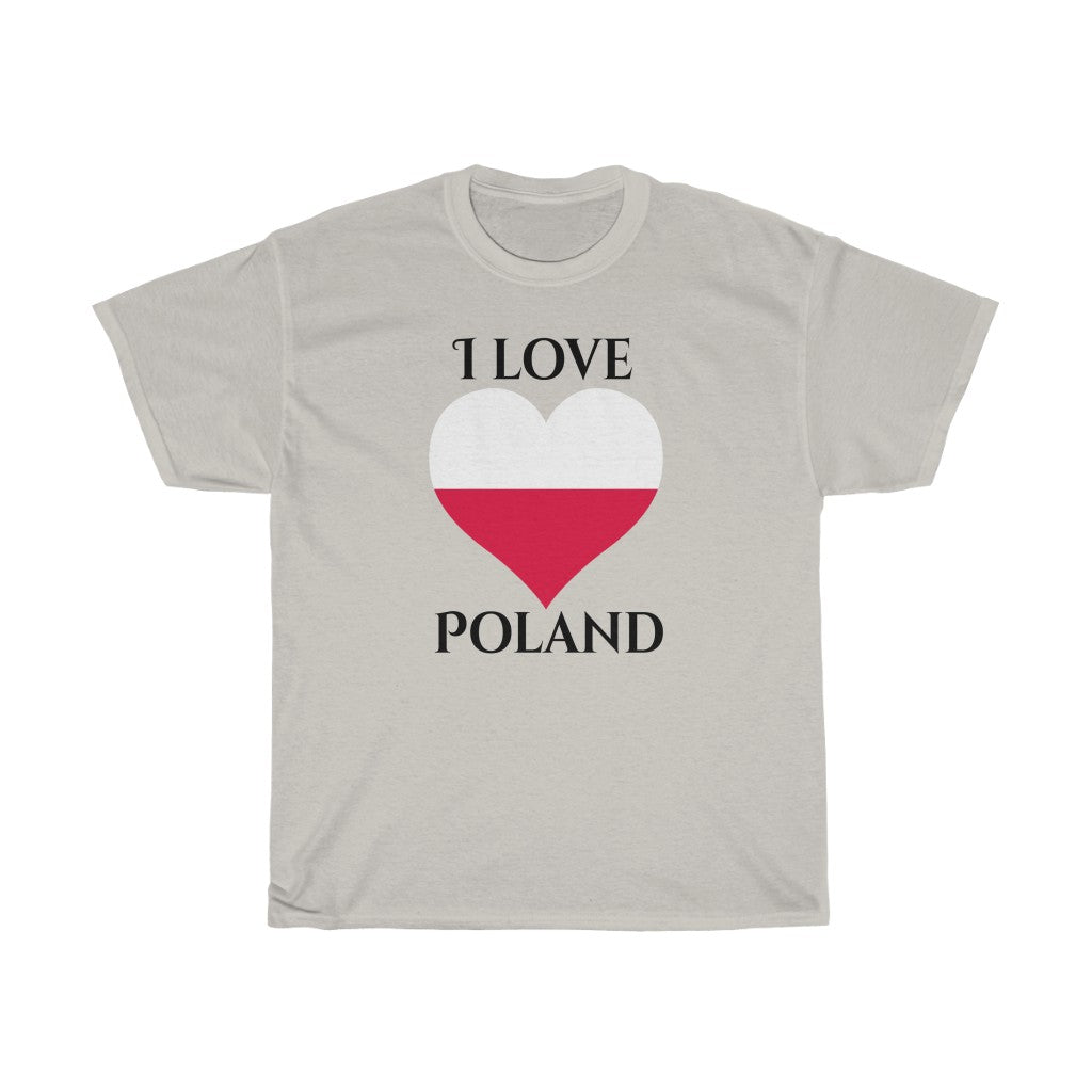 Poland Heart Flag Standard Tee 1 - Unisex