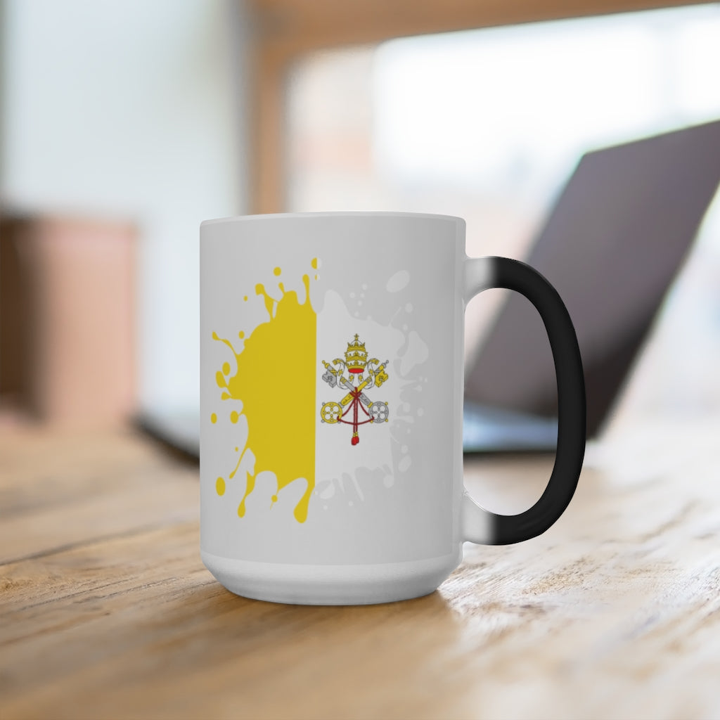 Holy See Splat Color Changing Mug