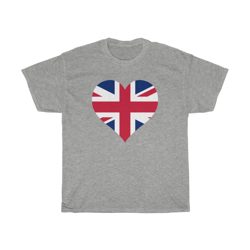 United Kingdom Heart Flag Standard Tee - Unisex