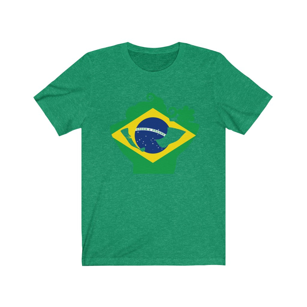 Brazil Lady Flag Premium Tee - Unisex