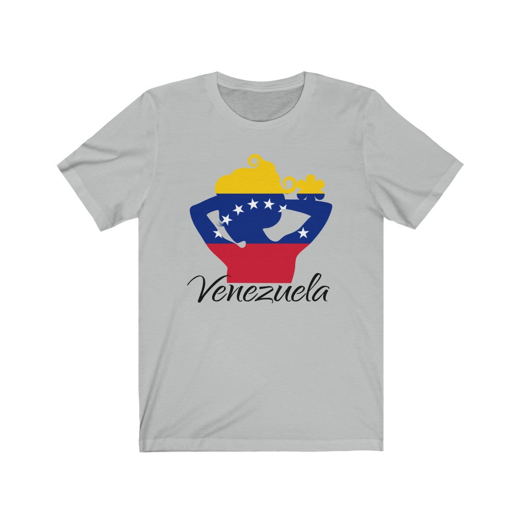 Venezuela Lady Flag Premium Tee 1 - Unisex