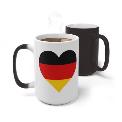 Germany Heart Color Changing Mug
