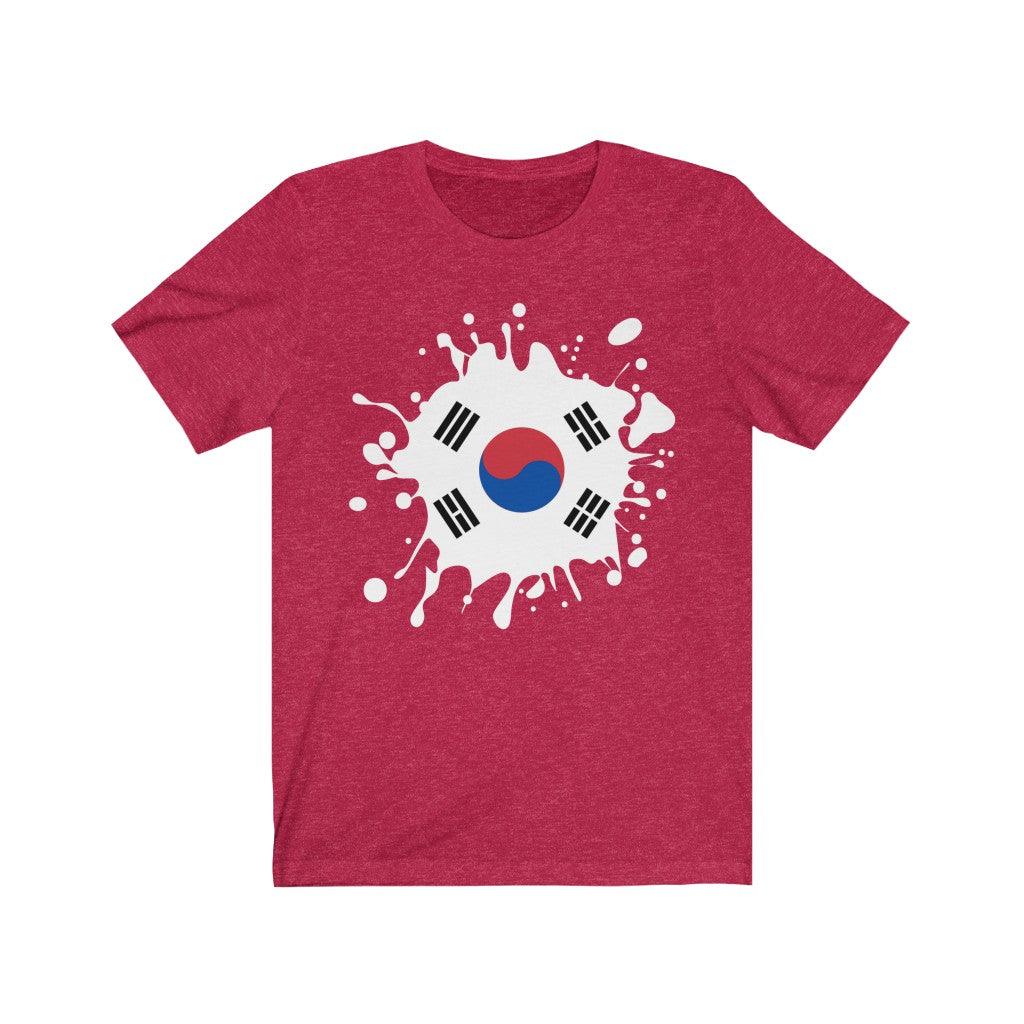 South Korea Splat Flag Premium Tee - Unisex