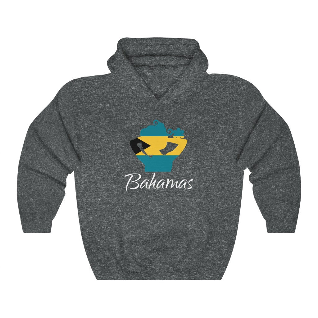 Bahamas Lady Flag Hoodie Sweatshirt 2 - Unisex