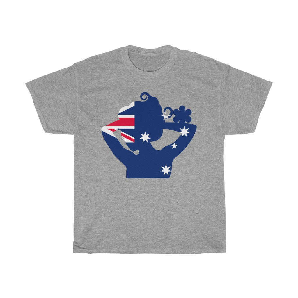 Australia Lady Flag Standard Tee - Unisex