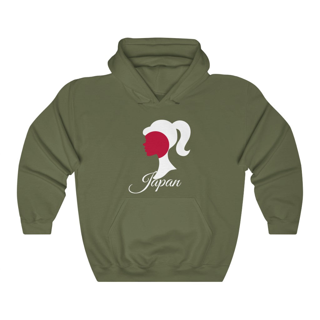 Japan Girl Flag Hoodie Sweatshirt 2 - Unisex