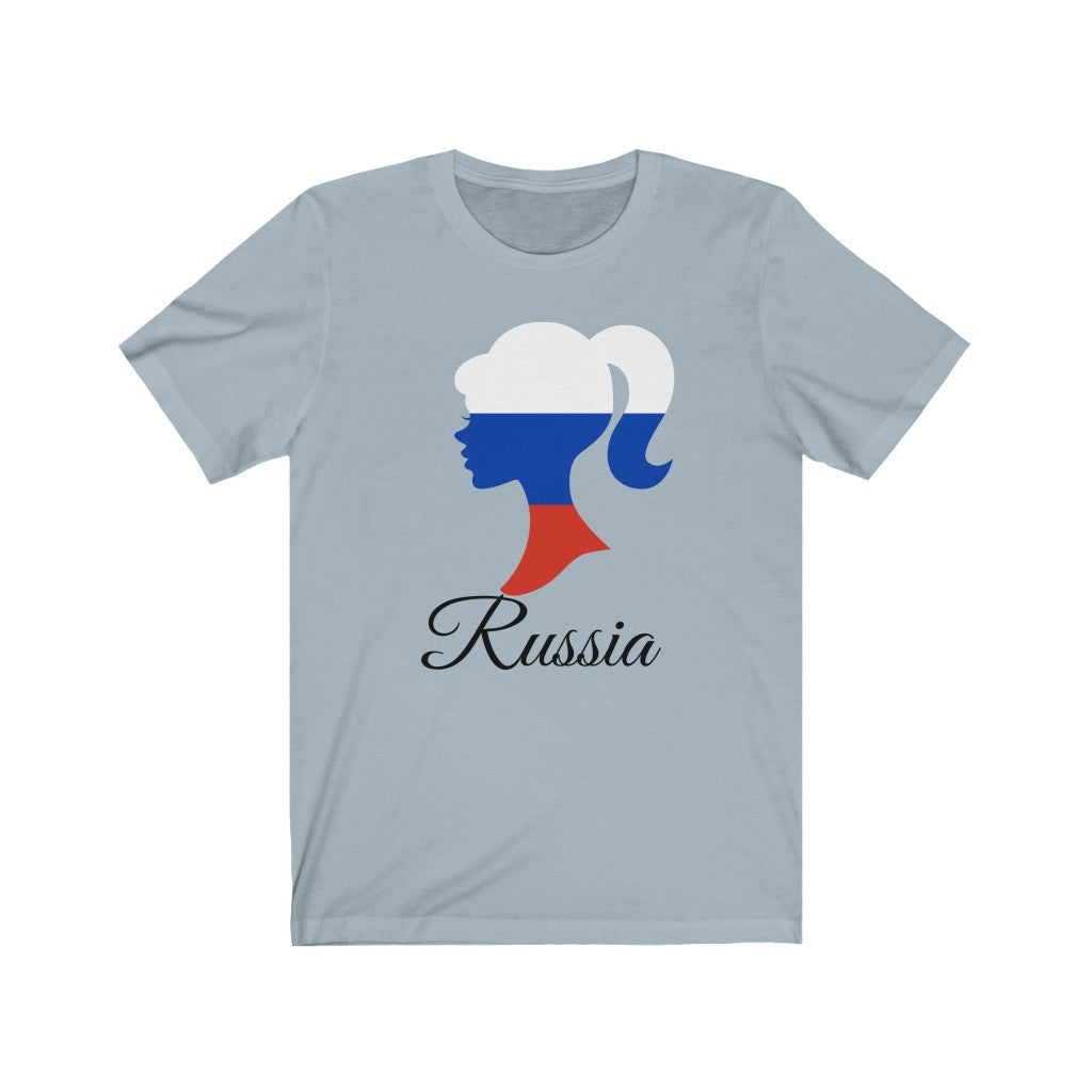 Russia Girl Flag Premium Tee 1 - Unisex
