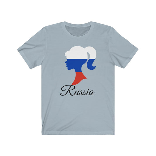 Russia Girl Flag Premium Tee 1 - Unisex