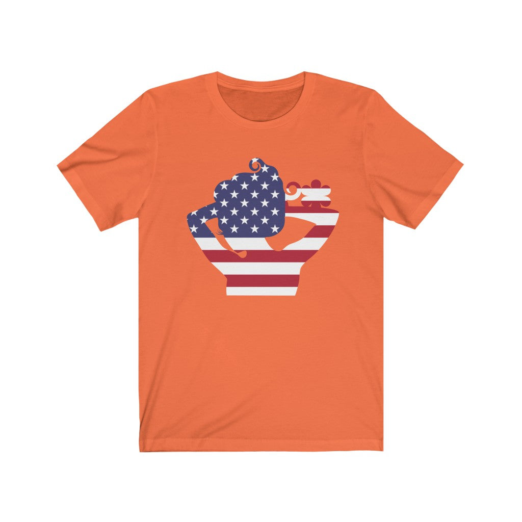 United States of America Lady Flag Premium Tee - Unisex