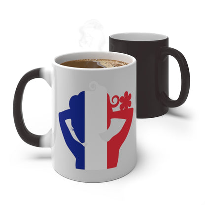 France Lady Color Changing Mug